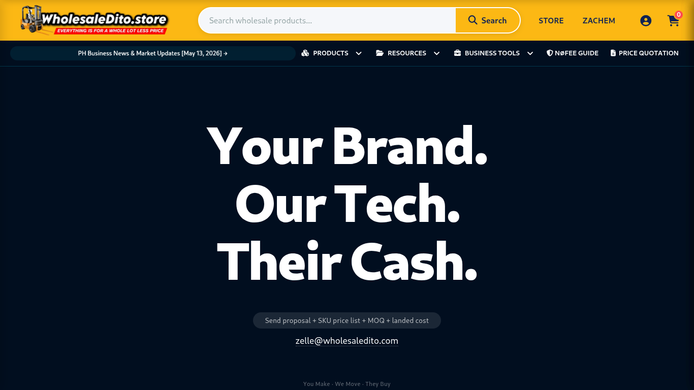 How To Become a Supplier of Wholesale Dito Store