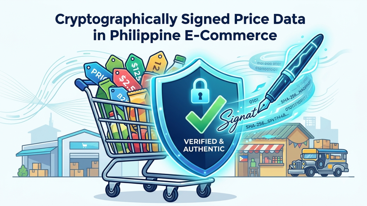 Philippine E-Commerce Site Signs Price Data Cryptographically